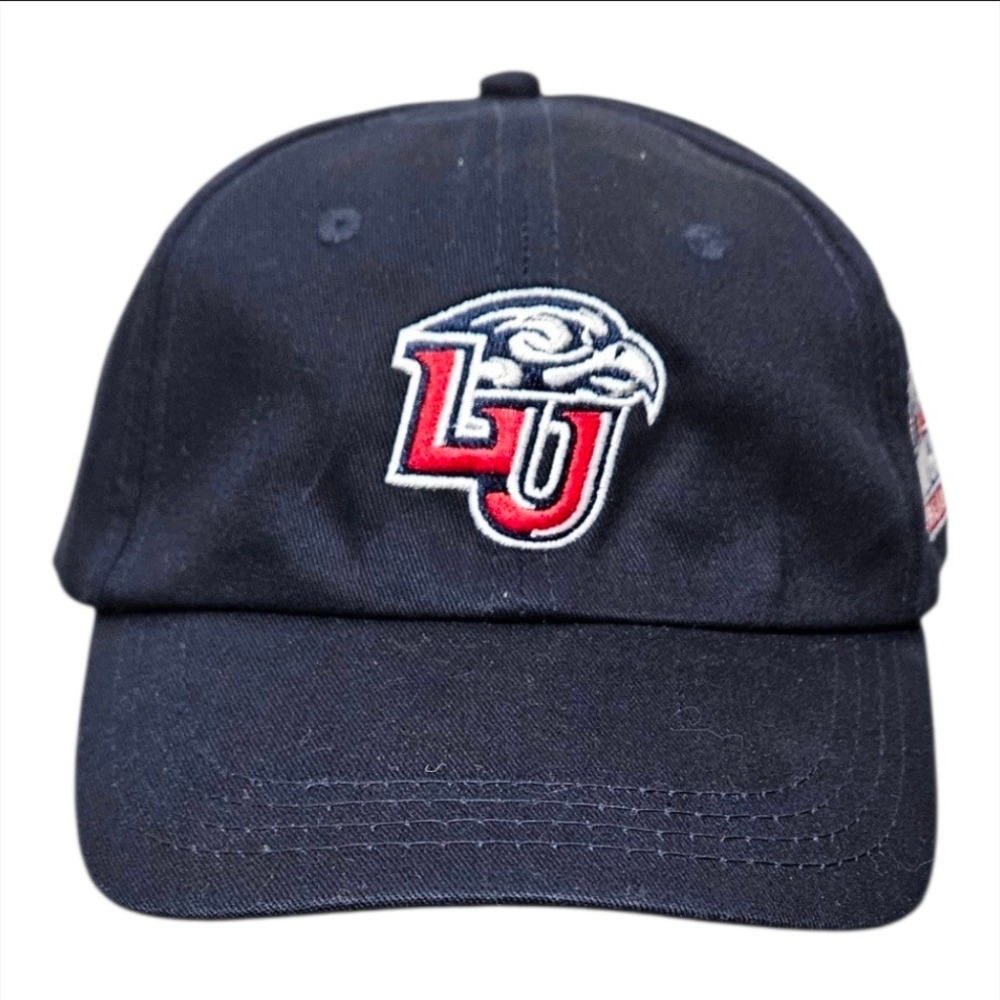 Liberty University LU Flames Hat Navy Blue Inaugural FBS Season Snapback Cap New
